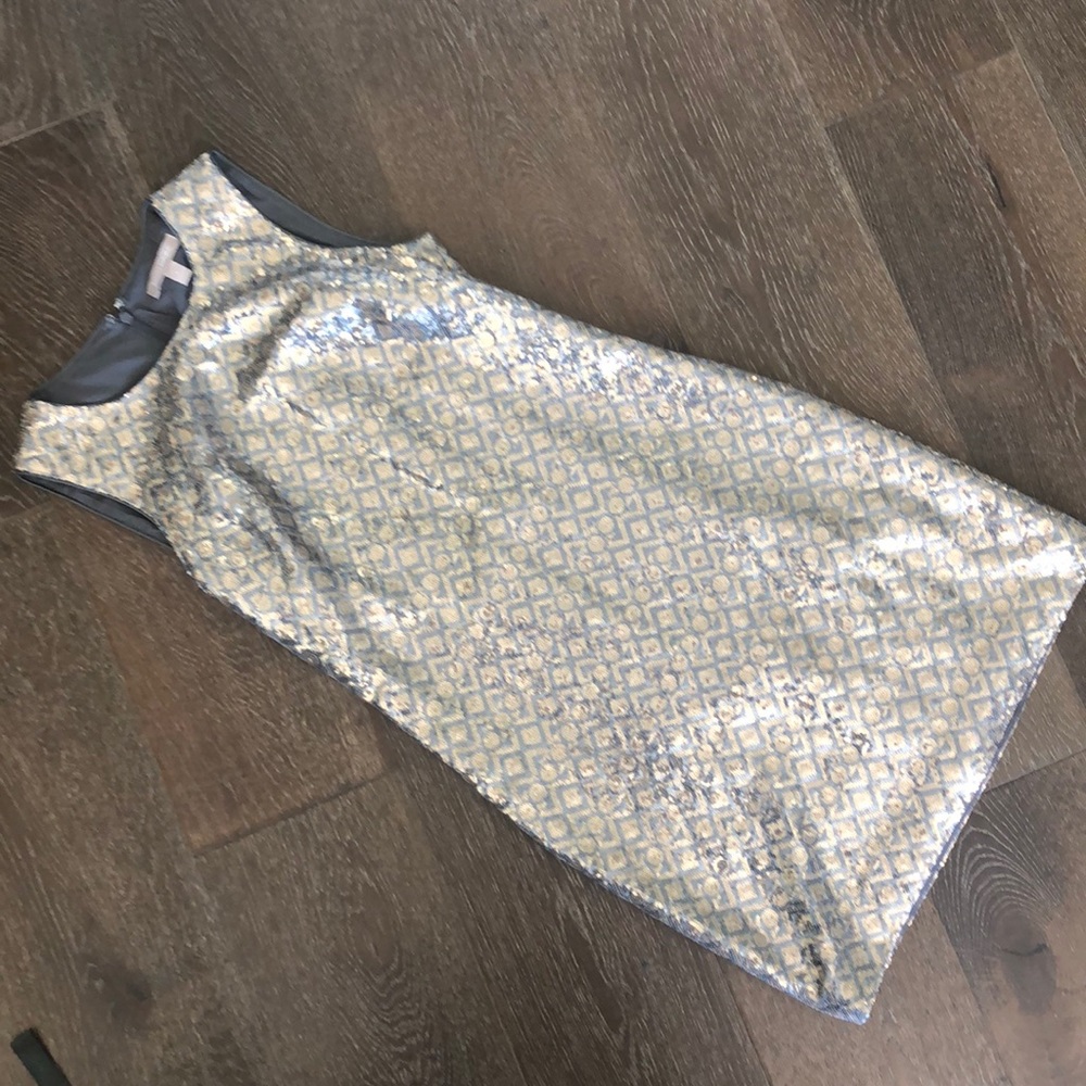 Banana Republic sequined shift dress